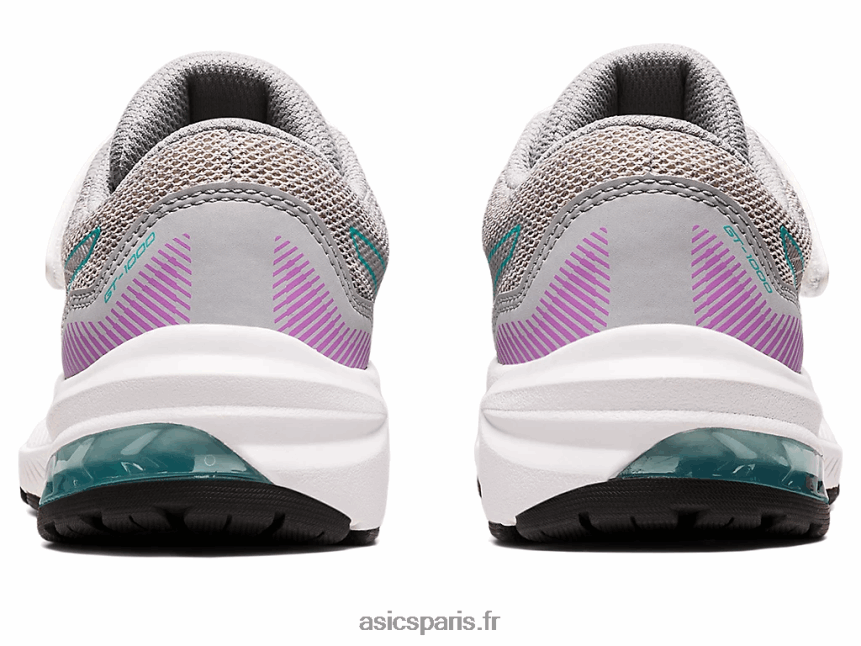 enfants Asics gt-1000 11 préscolaire BXL8B24350 gris piémont/verre de mer