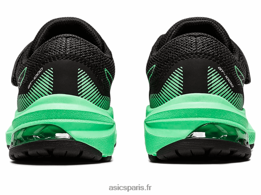 enfants Asics gt-1000 11 préscolaire BXL8B24353 gris graphite/nouvelle feuille