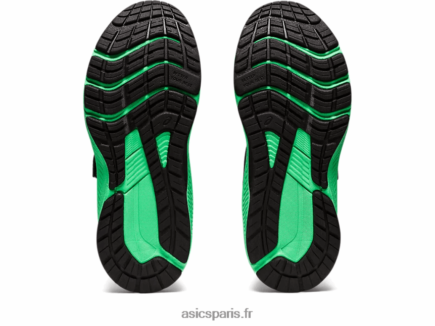 enfants Asics gt-1000 11 préscolaire BXL8B24353 gris graphite/nouvelle feuille