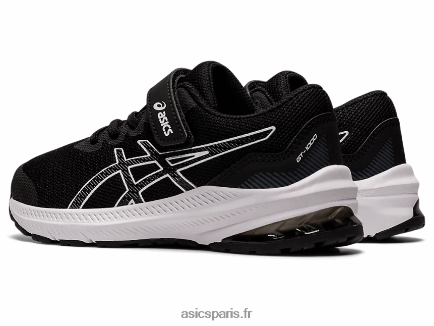 enfants Asics gt-1000 11 préscolaire BXL8B24401 noir blanc