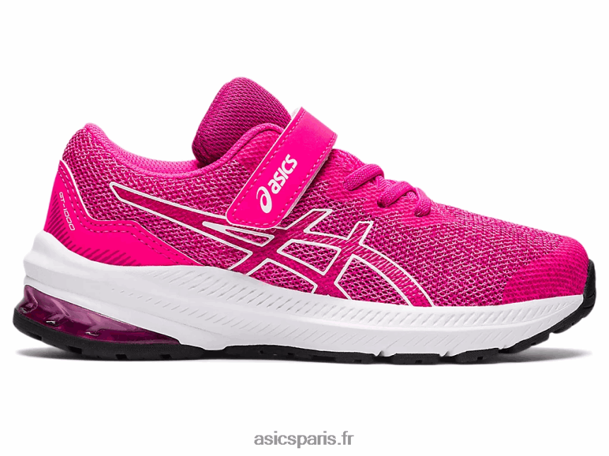 enfants Asics gt-1000 11 préscolaire BXL8B24452 rose brillant/blanc