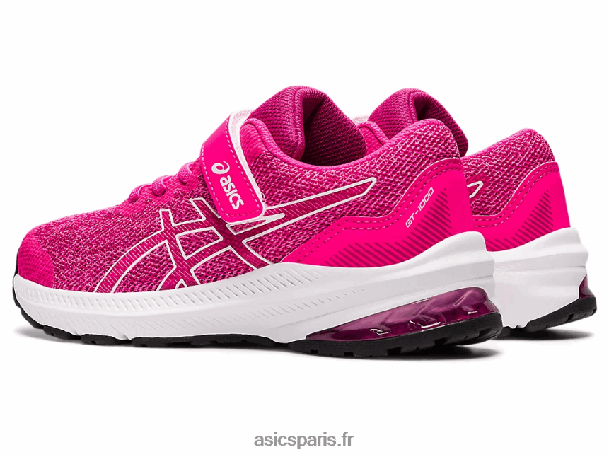 enfants Asics gt-1000 11 préscolaire BXL8B24452 rose brillant/blanc