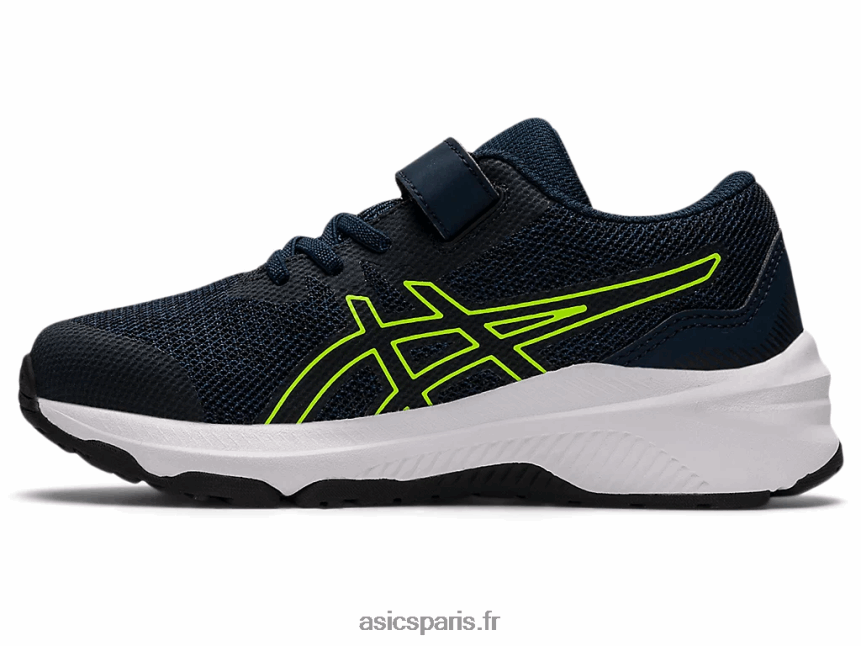 enfants Asics gt-1000 11 préscolaire BXL8B24457 bleu français/vert danger