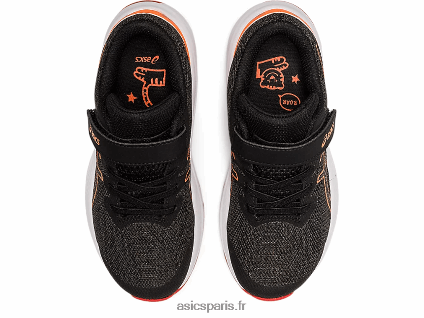 enfants Asics gt-1000 11 préscolaire BXL8B24458 gris graphite/rouge feu