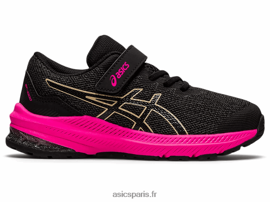 enfants Asics gt-1000 11 préscolaire BXL8B24477 gris graphite/champagne