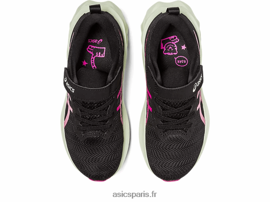 enfants Asics novablast 2 préscolaire BXL8B24225 punch noir/aux fruits