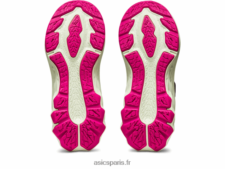 enfants Asics novablast 2 préscolaire BXL8B24225 punch noir/aux fruits