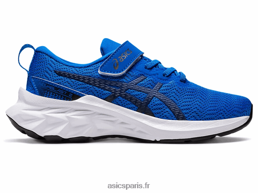 enfants Asics novablast 2 préscolaire BXL8B24392 bleu électrique/océan profond