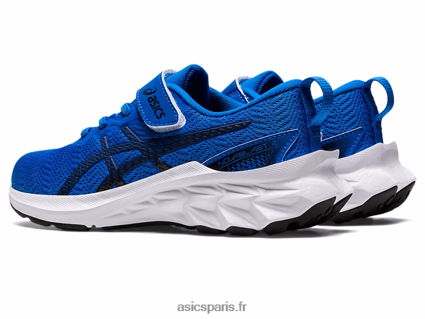 enfants Asics novablast 2 préscolaire BXL8B24392 bleu électrique/océan profond