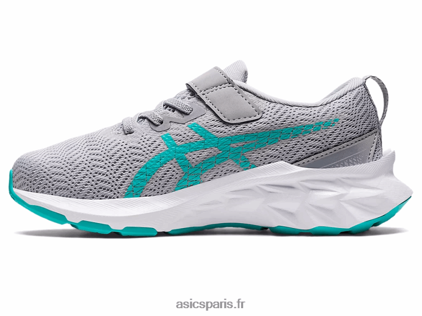 enfants Asics novablast 2 préscolaire BXL8B24431 gris piémont/lumière lavande