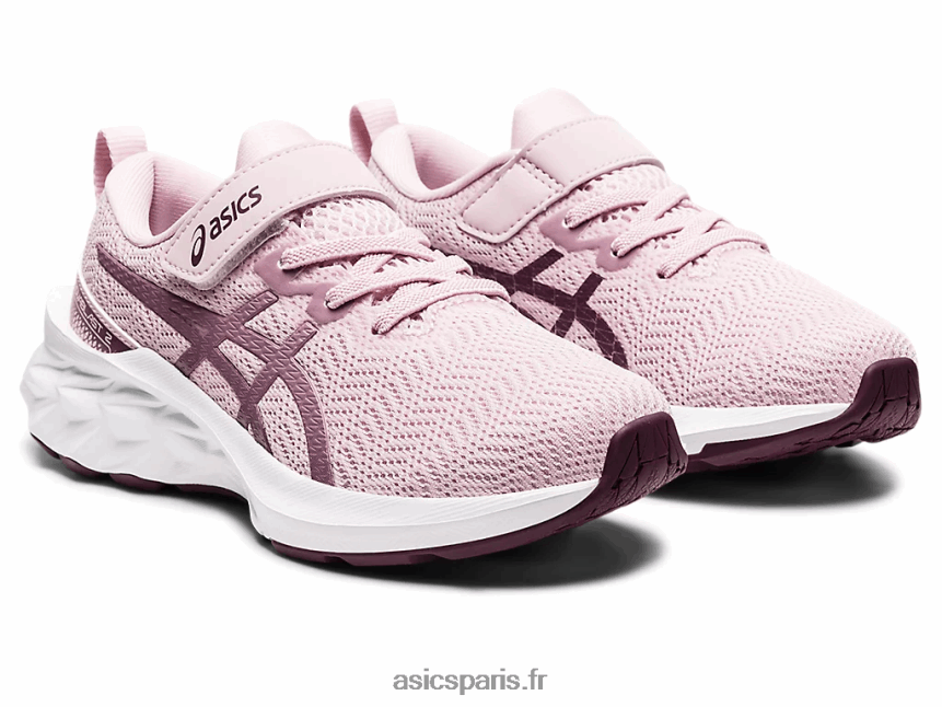enfants Asics novablast 2 préscolaire BXL8B24445 à peine rose/argent pur