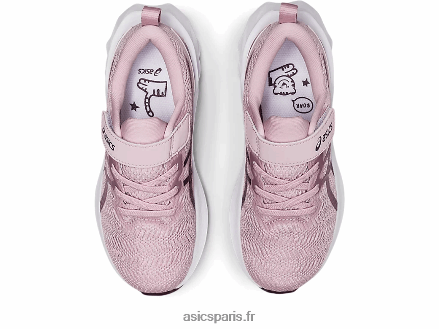 enfants Asics novablast 2 préscolaire BXL8B24445 à peine rose/argent pur