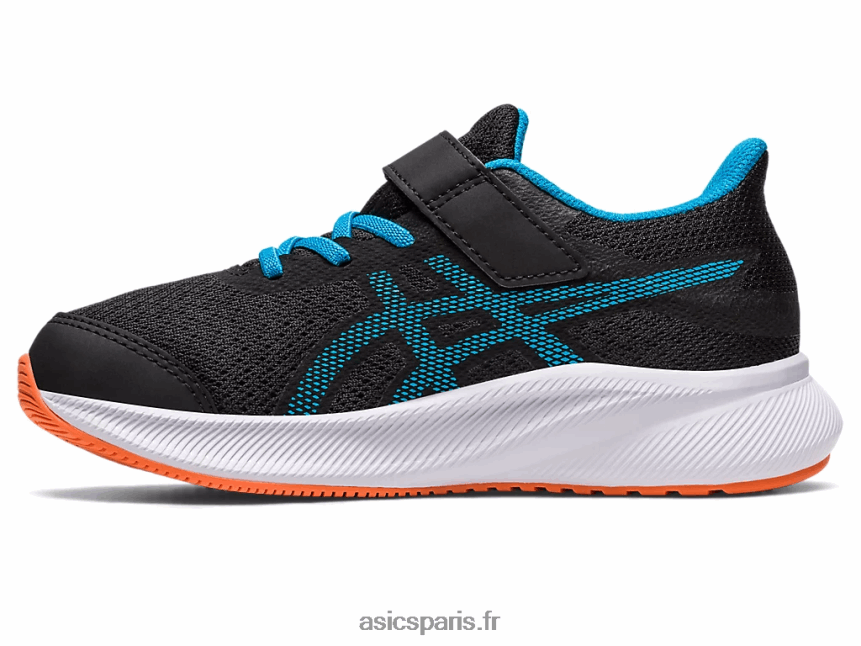 enfants Asics patriote 13 préscolaire BXL8B24308 noir/bleu île