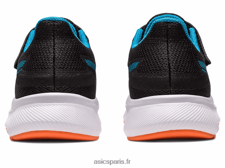 enfants Asics patriote 13 préscolaire BXL8B24308 noir/bleu île