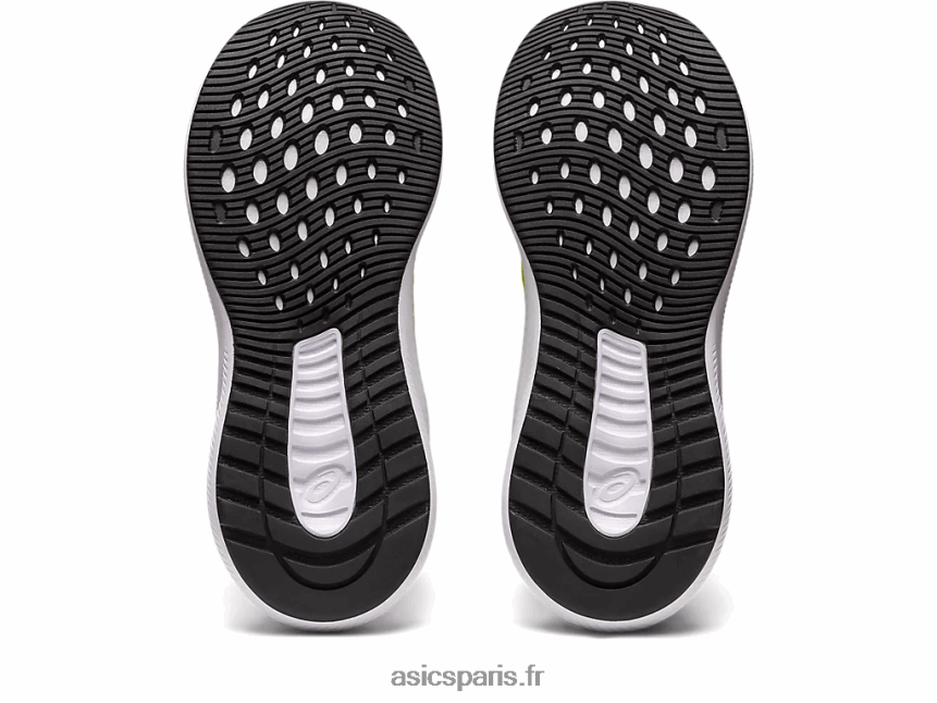 enfants Asics patriote 13 préscolaire BXL8B24311 zeste de citron vert/blanc