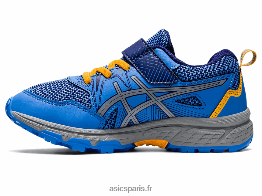 enfants Asics pré-aventure 8 préscolaire BXL8B24382 côte bleue/bleu de plongée