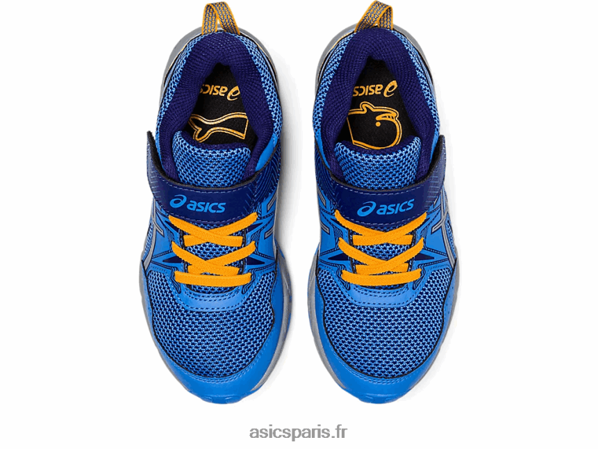 enfants Asics pré-aventure 8 préscolaire BXL8B24382 côte bleue/bleu de plongée
