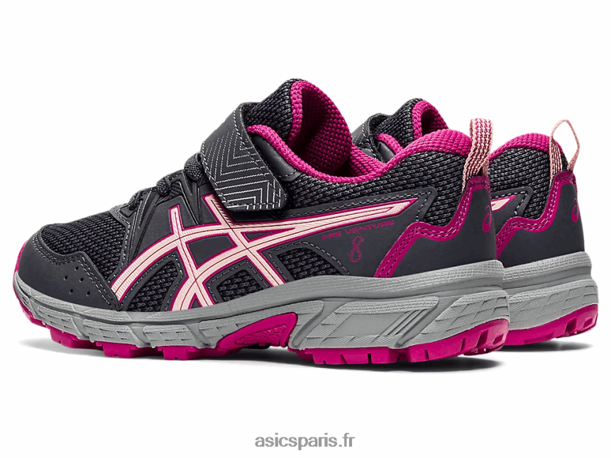 enfants Asics pré-aventure 8 préscolaire BXL8B24481 gris porteur/brise