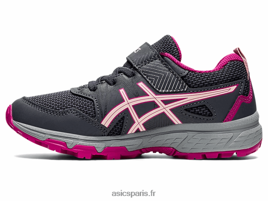 enfants Asics pré-aventure 8 préscolaire BXL8B24481 gris porteur/brise