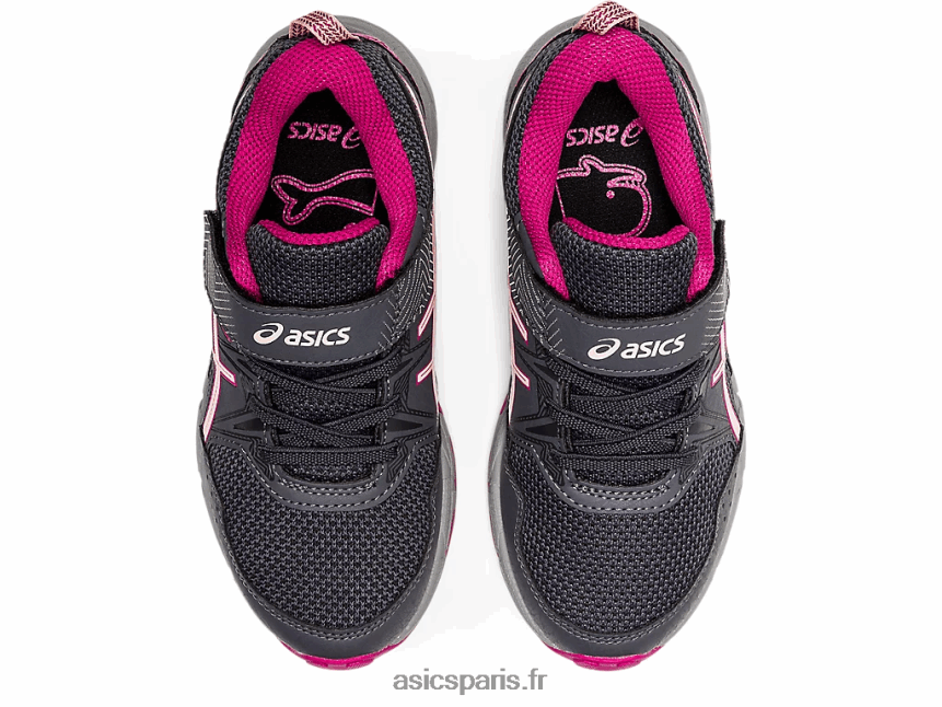 enfants Asics pré-aventure 8 préscolaire BXL8B24481 gris porteur/brise