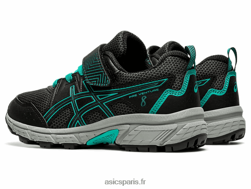 enfants Asics pré-aventure 8 préscolaire BXL8B24497 bijou noir/baltique