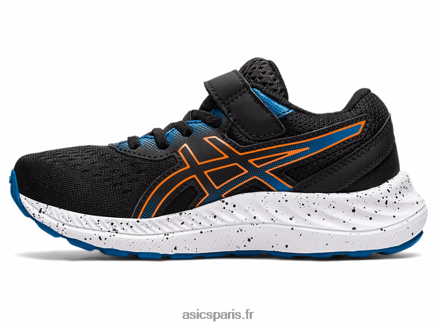 enfants Asics pré exciter 8 préscolaire BXL8B24532 noir/orange souci
