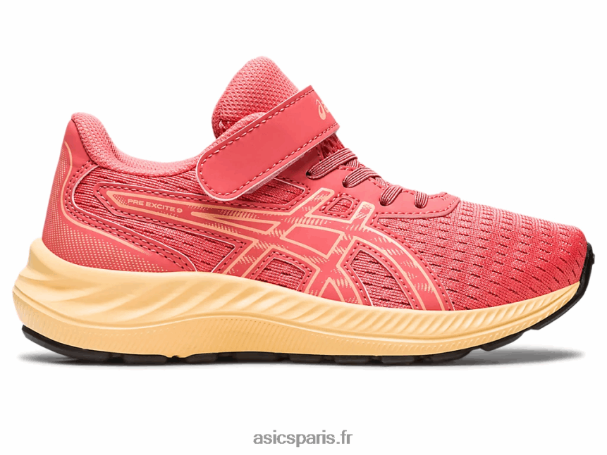 enfants Asics pré exciter 9 préscolaire BXL8B24284 papaye/dune d'été