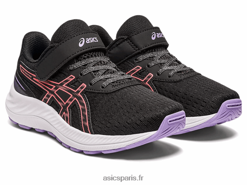 enfants Asics pré exciter 9 préscolaire BXL8B24289 noir/papaye