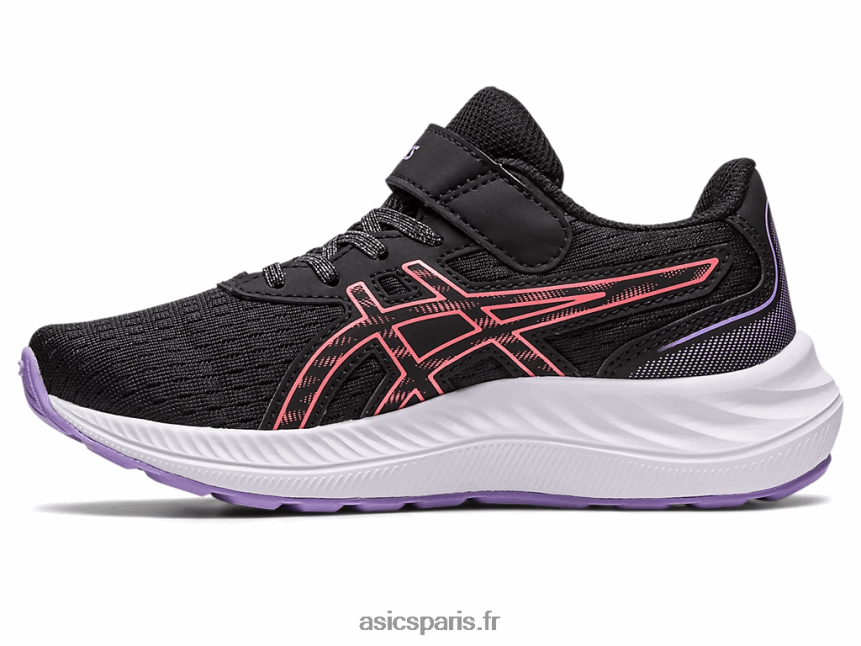 enfants Asics pré exciter 9 préscolaire BXL8B24289 noir/papaye