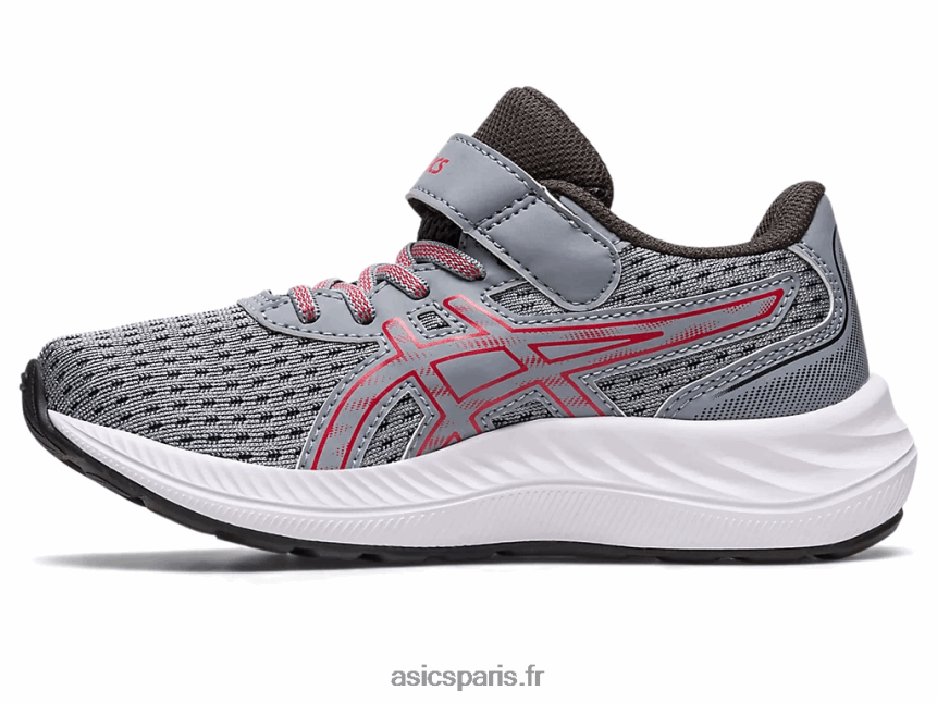 enfants Asics pré exciter 9 préscolaire BXL8B24298 tôle/rouge électrique