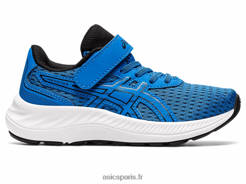 enfants Asics pré exciter 9 préscolaire BXL8B24339 bleu électrique/noir