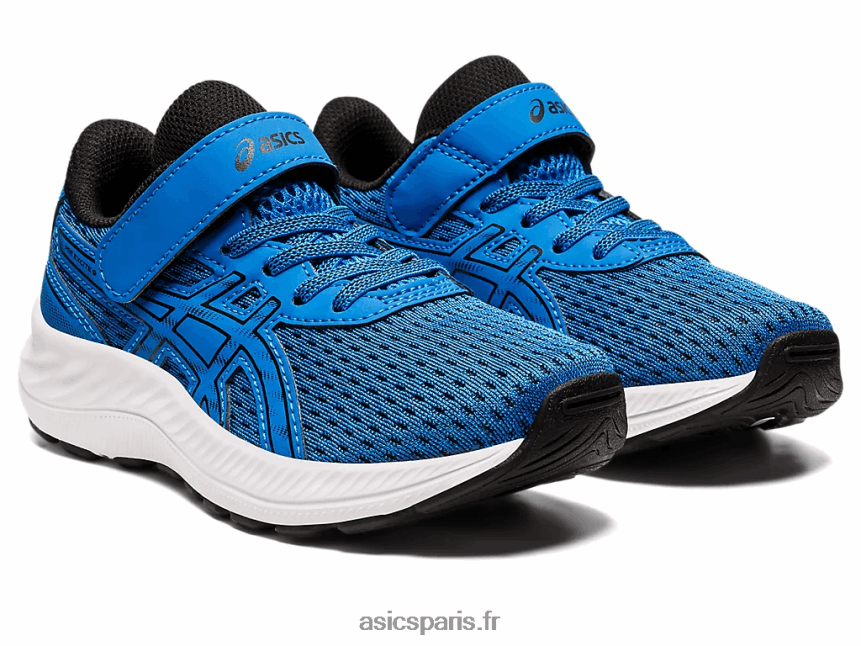 enfants Asics pré exciter 9 préscolaire BXL8B24339 bleu électrique/noir