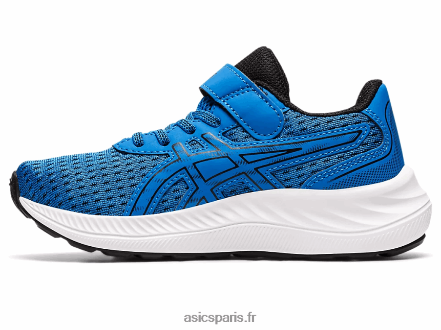 enfants Asics pré exciter 9 préscolaire BXL8B24339 bleu électrique/noir