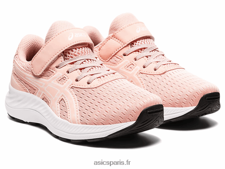 enfants Asics pré exciter 9 préscolaire BXL8B24342 rose givré/blanc
