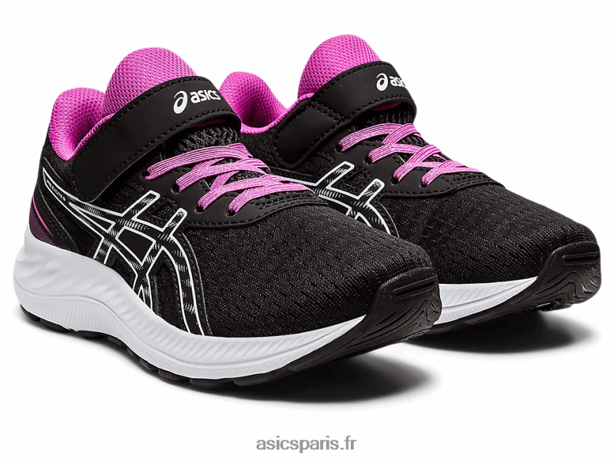 enfants Asics pré exciter 9 préscolaire BXL8B24361 ciel noir/doux