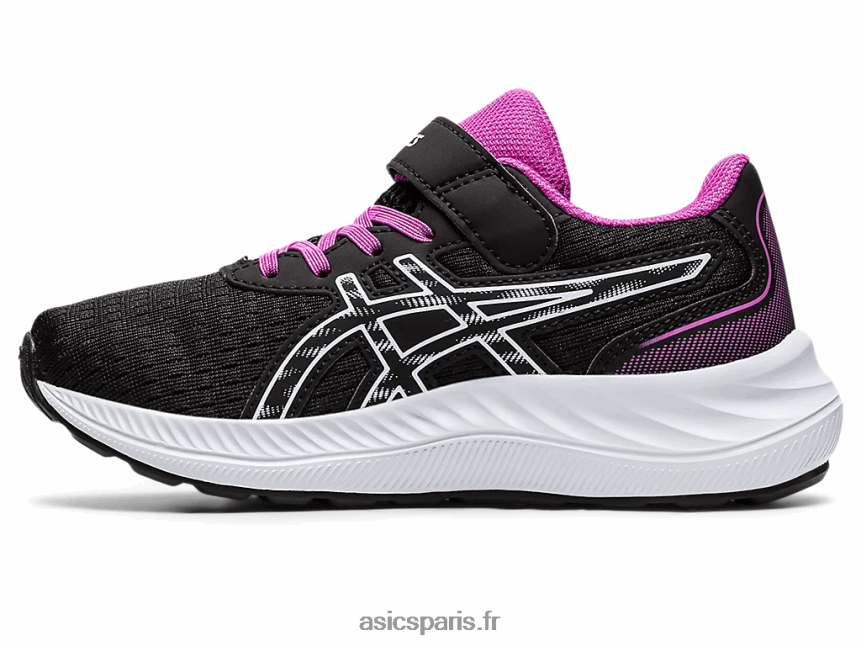 enfants Asics pré exciter 9 préscolaire BXL8B24361 ciel noir/doux