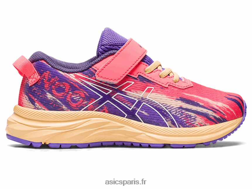 enfants Asics pré noosa tri 13 école maternelle BXL8B24279 corail flamboyant/blanc