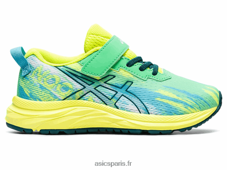 enfants Asics pré noosa tri 13 école maternelle BXL8B24331 nouvelle feuille/pin velours