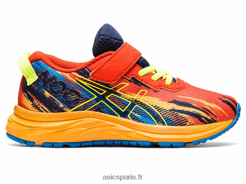 enfants Asics pré noosa tri 13 école maternelle BXL8B24347 tomate cerise/jaune de sécurité