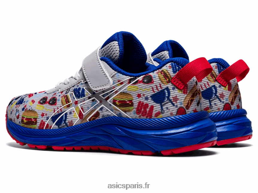 enfants Asics pré noosa tri 13 préscolaire BXL8B24531 gris piémont/blanc