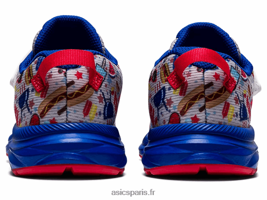 enfants Asics pré noosa tri 13 préscolaire BXL8B24531 gris piémont/blanc