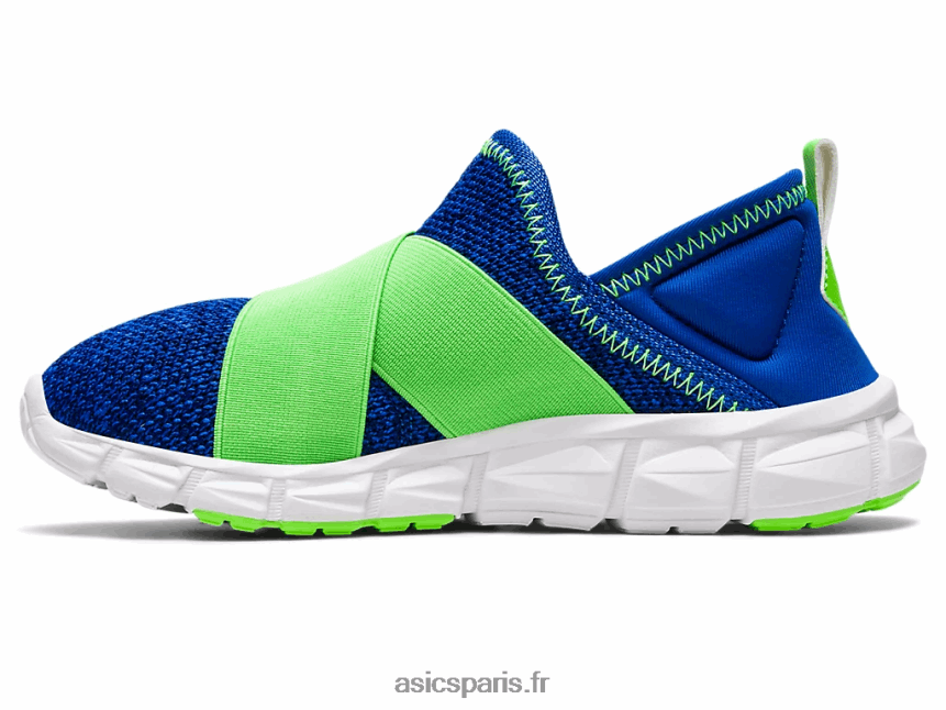 enfants Asics quantum lyte slip-on préscolaire BXL8B24437 gecko illusion bleu/vert