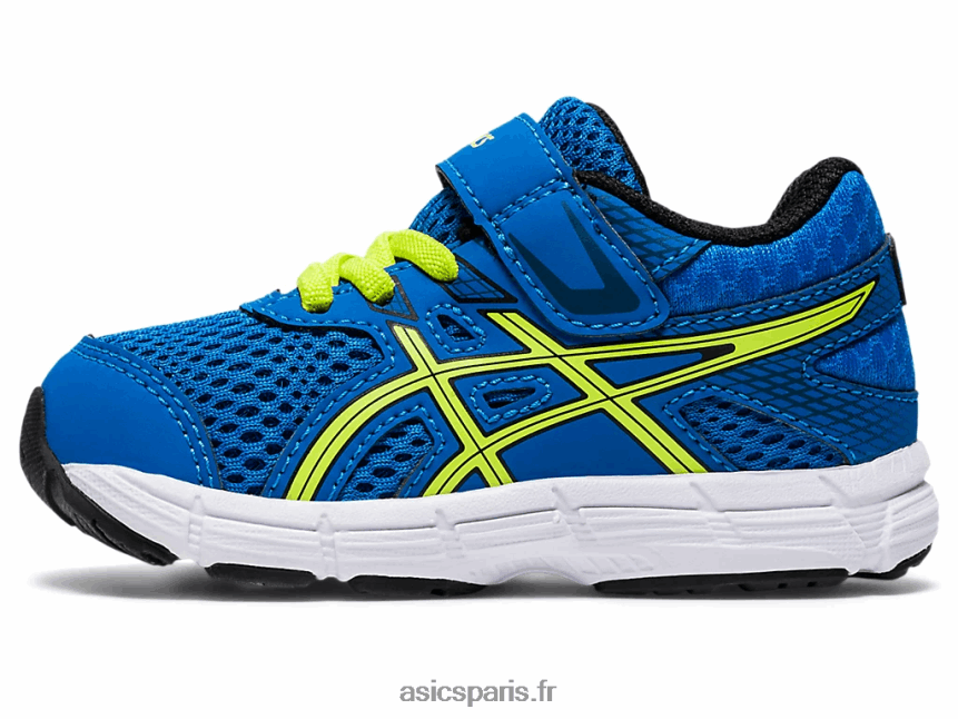 enfants Asics Contient 6 taille enfant en bas âge BXL8B24562 bleu directoire/zeste de citron vert