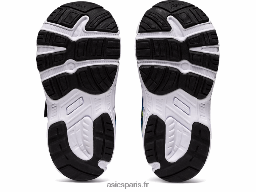 enfants Asics Contient 6 taille enfant en bas âge BXL8B24562 bleu directoire/zeste de citron vert