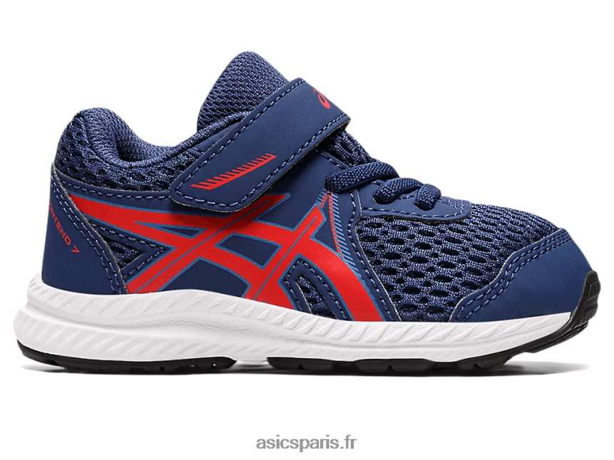 enfants Asics Contient 7 taille enfant en bas âge BXL8B24390 océan profond/rouge classique