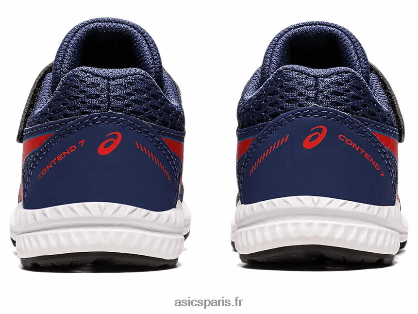 enfants Asics Contient 7 taille enfant en bas âge BXL8B24390 océan profond/rouge classique