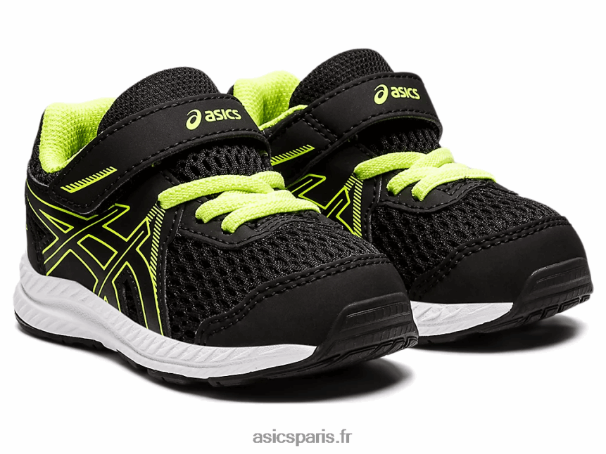 enfants Asics Contient 7 taille enfant en bas âge BXL8B24485 noir/vert danger