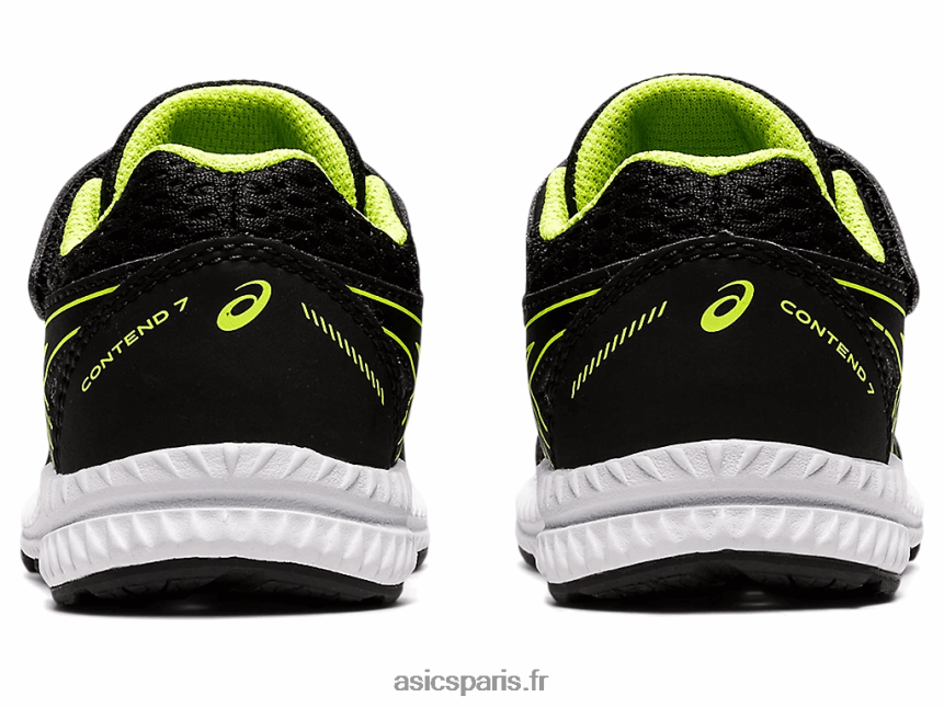 enfants Asics Contient 7 taille enfant en bas âge BXL8B24485 noir/vert danger