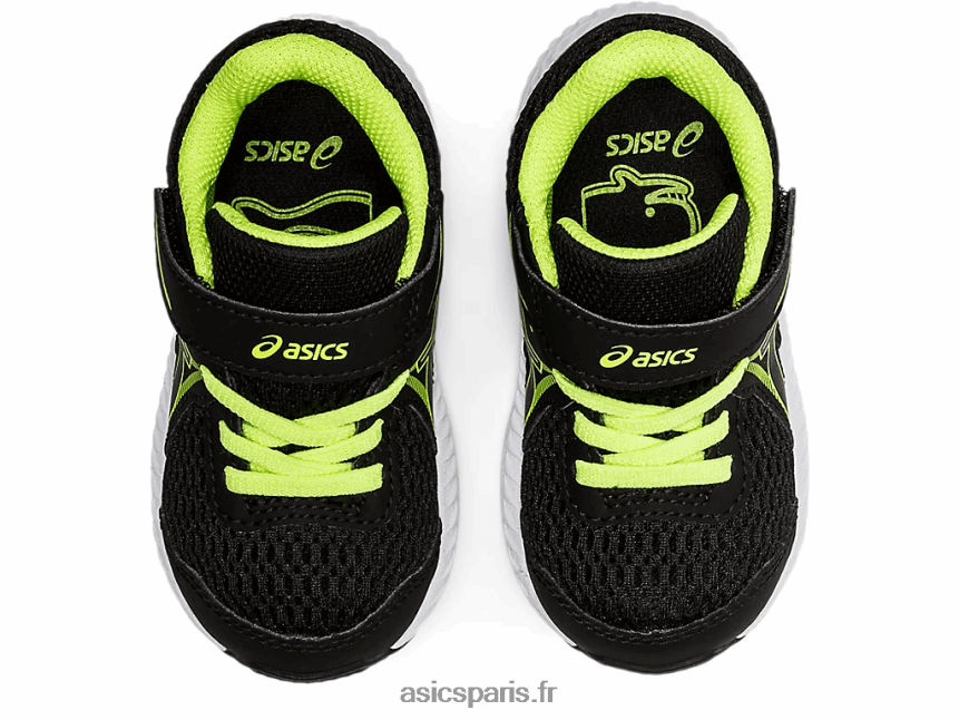 enfants Asics Contient 7 taille enfant en bas âge BXL8B24485 noir/vert danger