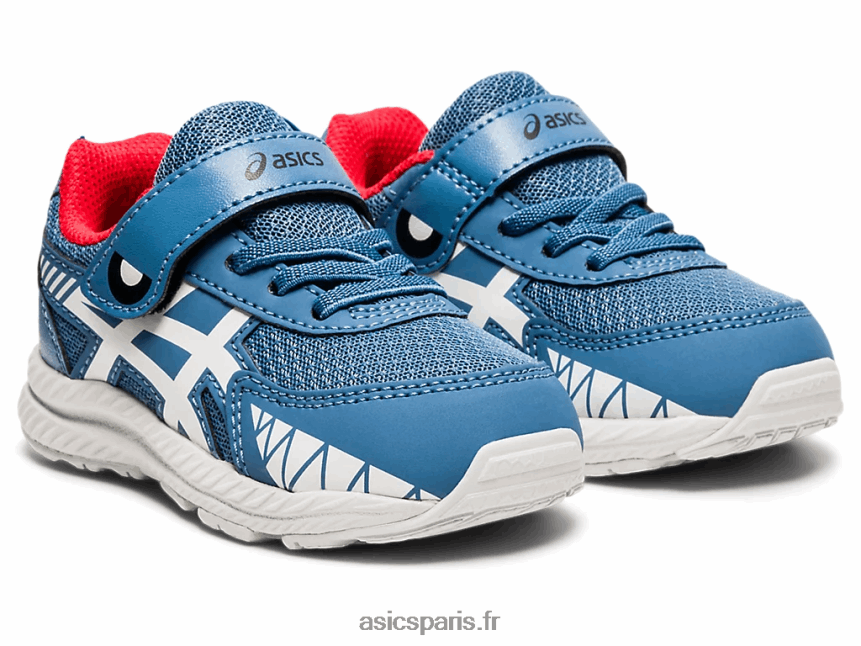 enfants Asics Contient 7 taille enfant en bas âge BXL8B24545 fil gris/blanc